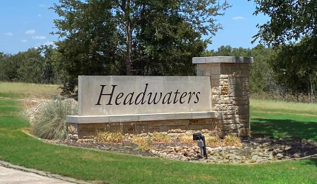 Headwaters sign