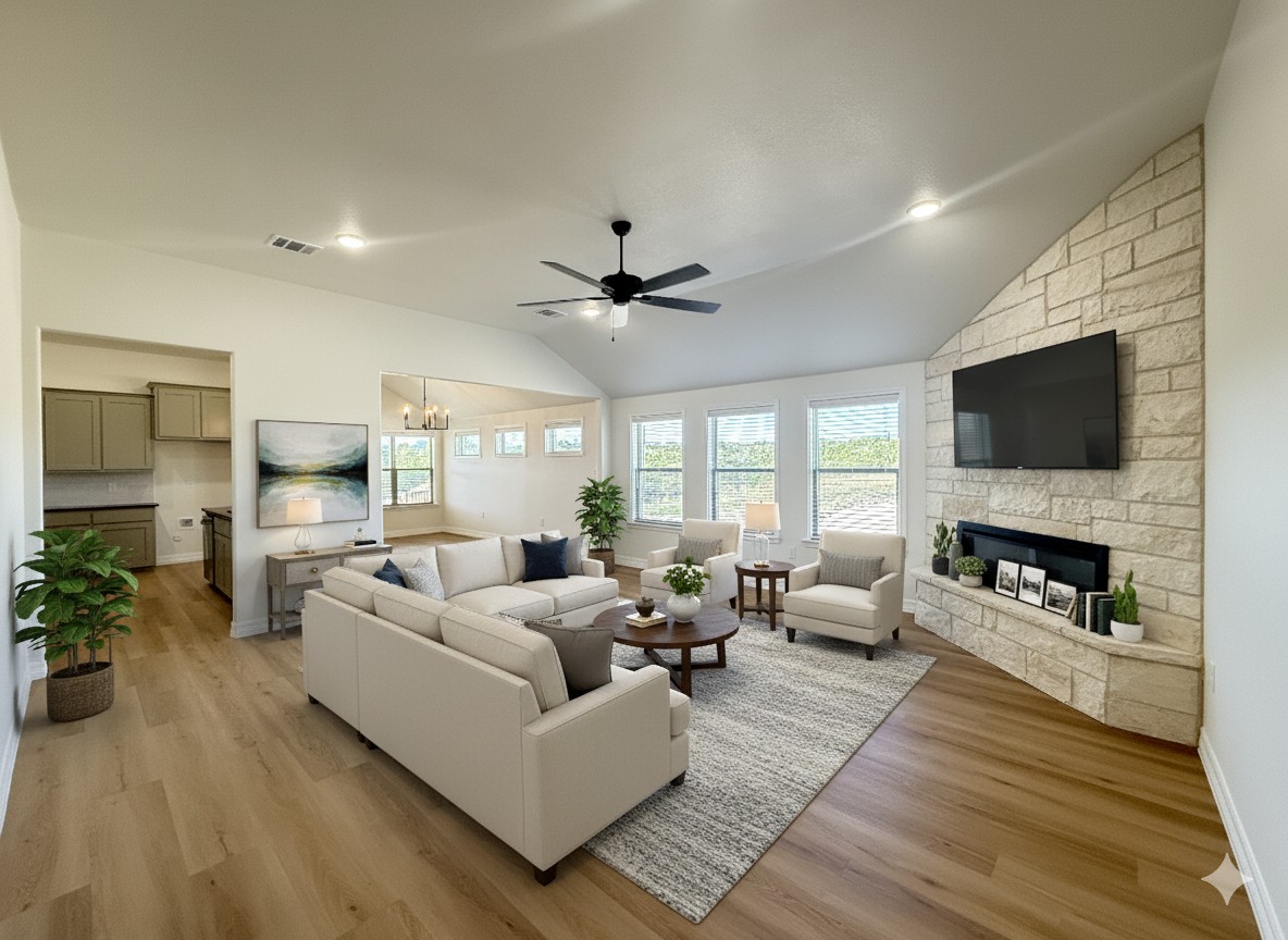 5302 Lassen - Gemini staged Living room