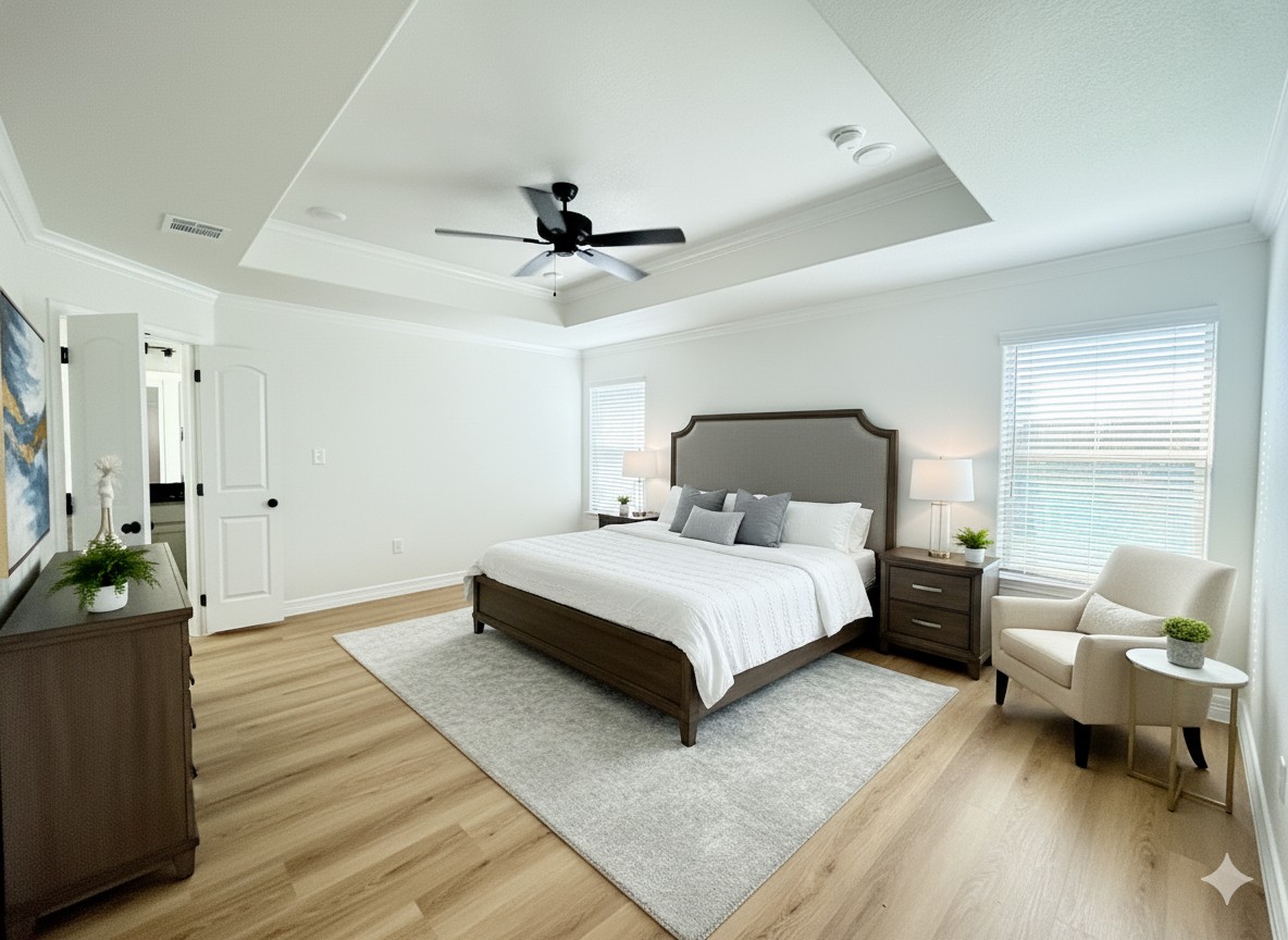 5302 Lassen - Gemini staged Primary bedroom