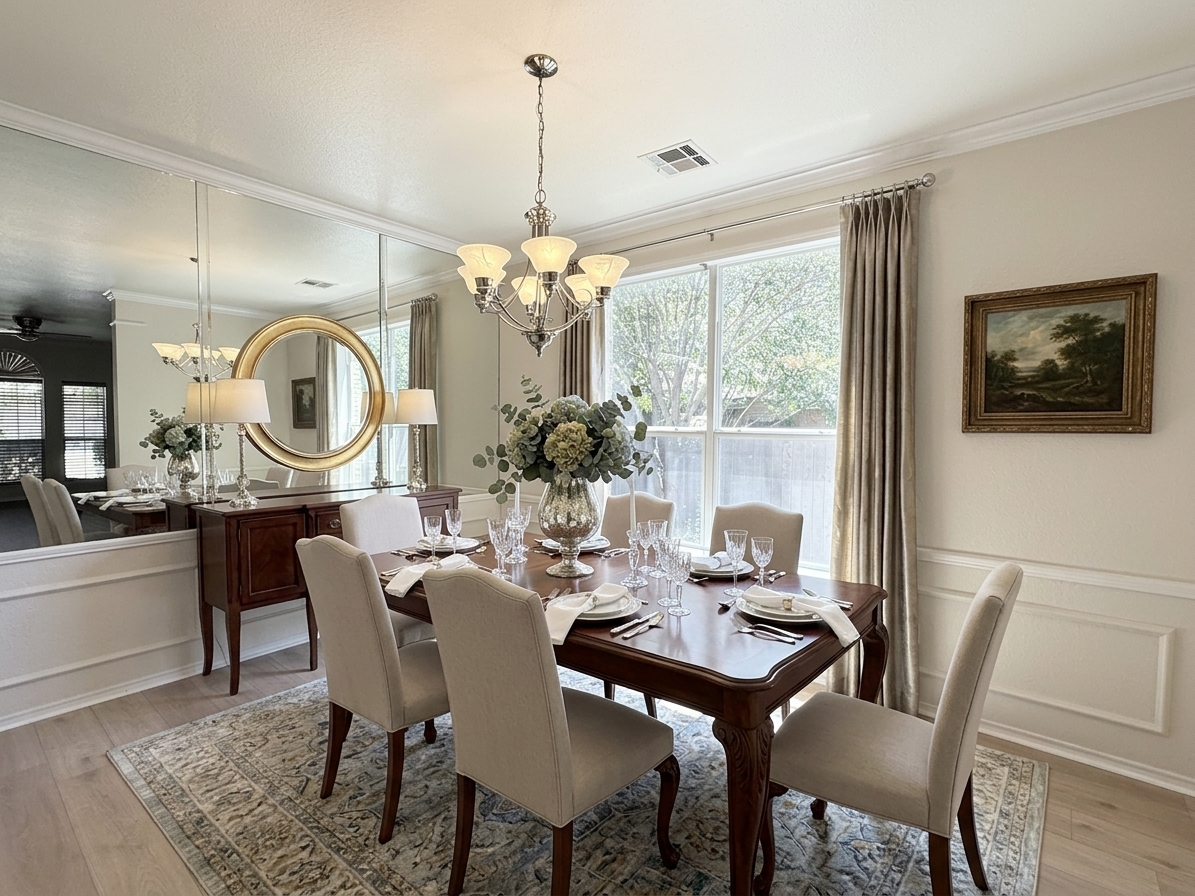 109 Mission - Gemini staged formal dining 6037